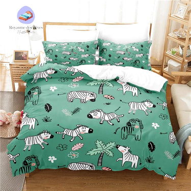 Housse de Couette Zèbre Enfant